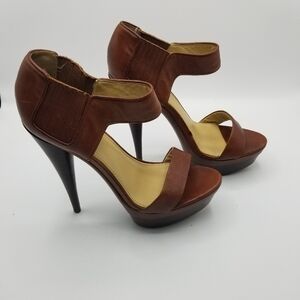 Rachel Zoe heeled leather sandals